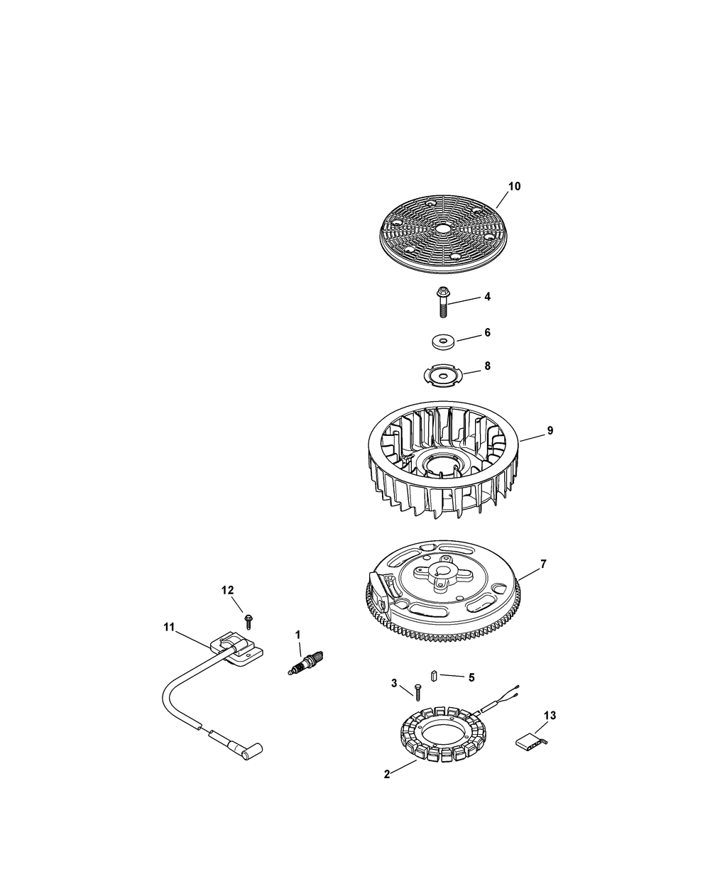 Kohler Sv735-3023 Ignition And Electrical Diagram and Parts List for Z-FORCES60 (17AF5GHD-17AF5GHD010)(2011) Cub Cadet Lawn Tractor